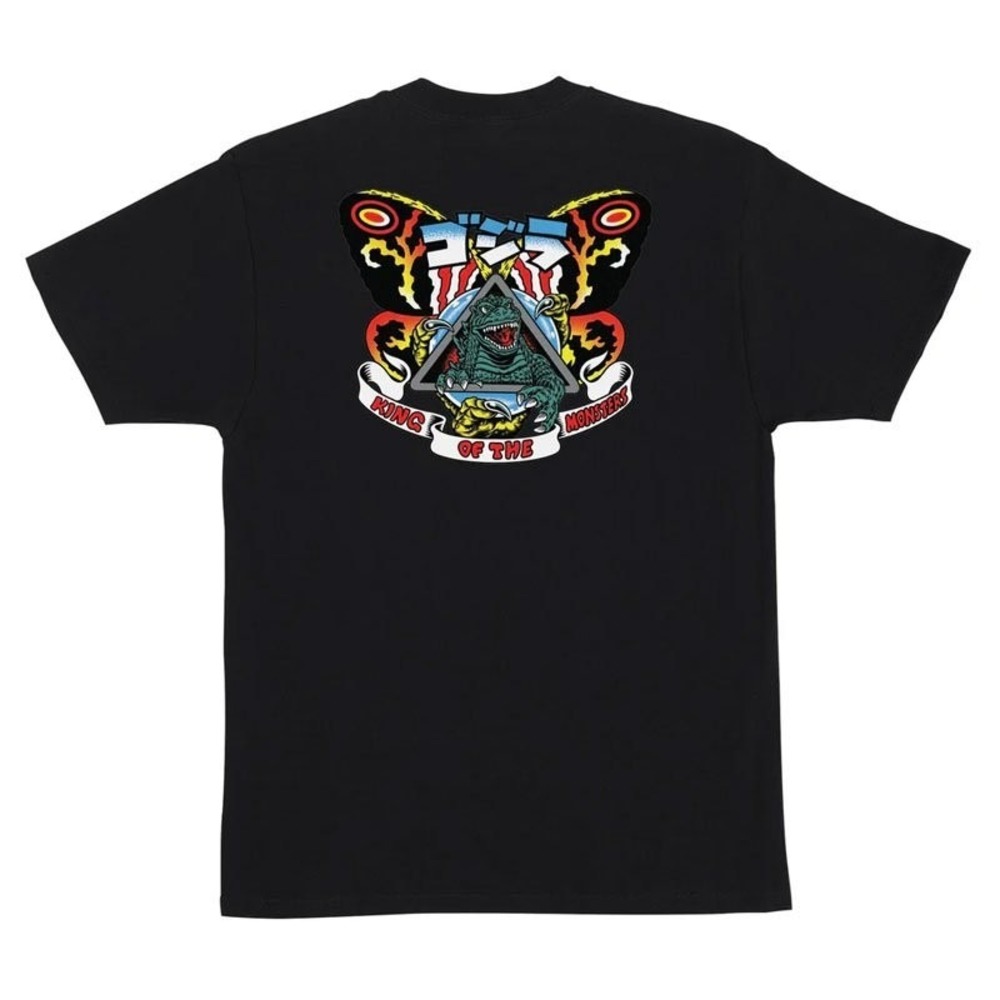 A5981 Santa Cruz Skateboards Godzilla T-Shirt, Youth Size XL